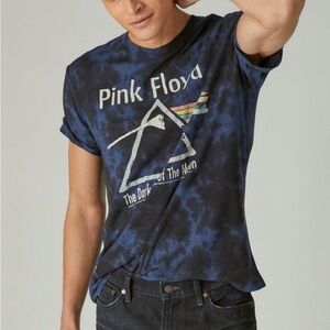 NWT Lucky Brand Pink Floyd Graphic Tee Blue Multi Size Small